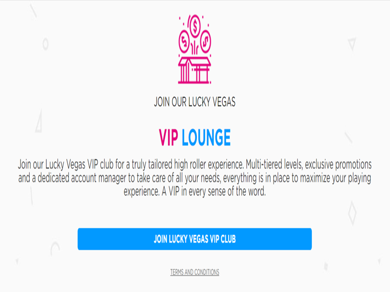 LuckyVegas VIP program