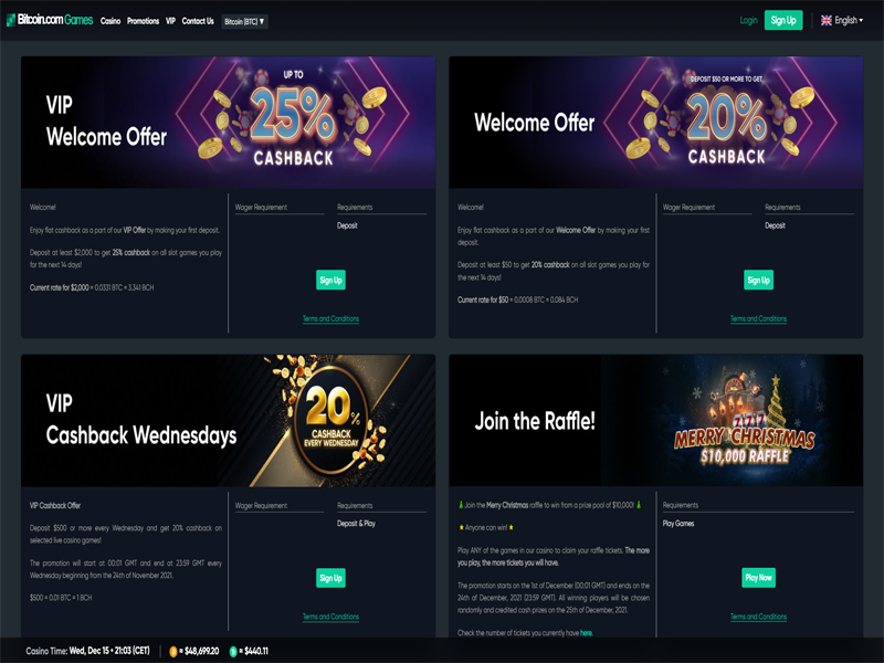 Bitcoin Games Promotions